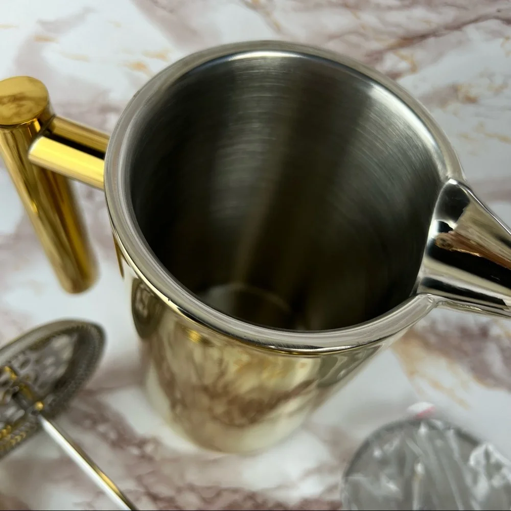 1L Gold Coffee French Press / Cold Brew / Tea